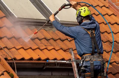 Démoussage et hydrofuge de toiture à Villebois-les-Pins